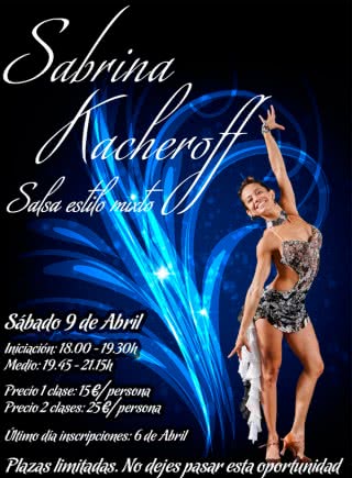 I Masterclass salsa pasos libres Sabrina Kacheroff