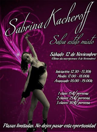 II Masterclass Pasos Libres de Salsa con Sabrina Kacheroff