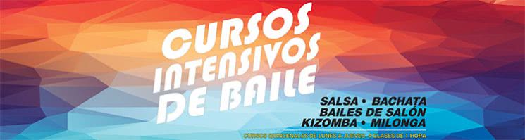 Cursos intensivos de verano: salsa, bachata, kizomba, baile fitness y milonga.