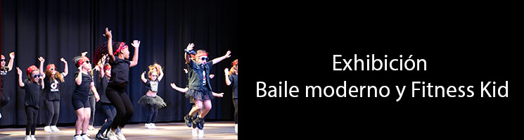 Exhibición de Baile moderno y Fitness kid de Escuela de Baile el Almacén